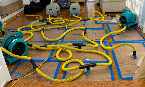 Professional Water Extraction technician working in Santa Fe, NM